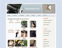 Tablet Screenshot of fotomodele.biz